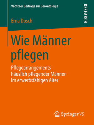 cover image of Wie Männer pflegen